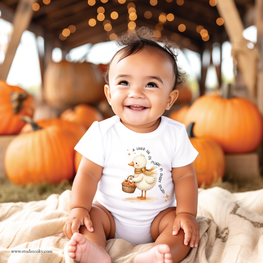 Body bebé Goose - Pumpkin