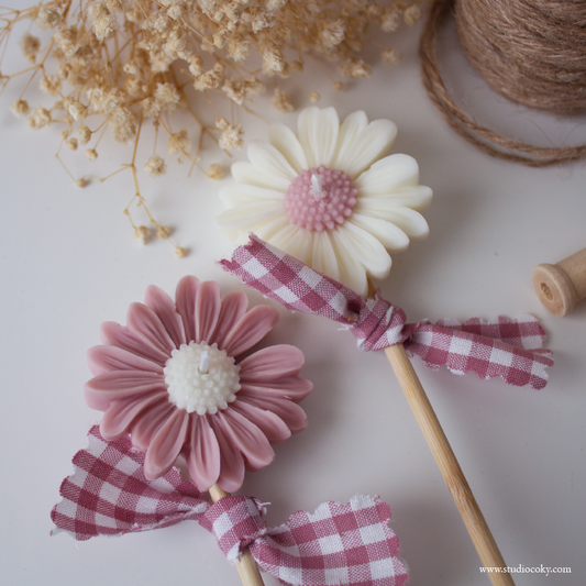 Vela Margarita - Orquídea Rosa